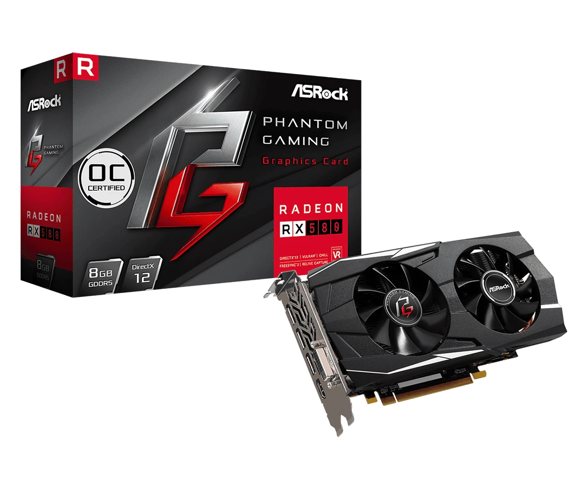 ASRock Phantom Gaming D Radeon RX580 8G OC